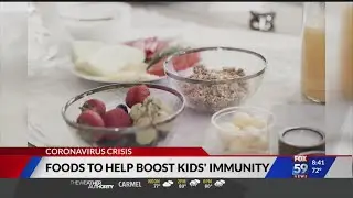 Foods to help improve your child's immune system