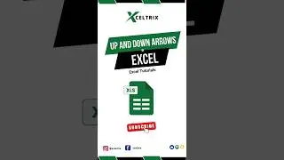 Insert Up and Down Arrow in Red and Green Color MS Excel