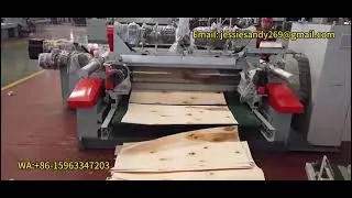 Veneer Peeling Machine for Plywood Production Line WA:+86+15963347203 #plywoodmachine #machine