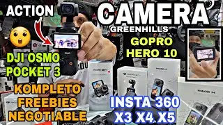 MURANG Action CAMERA sa Greenhills, 3,500 pang Moto Vlog,Gopro hero,insta 360,DJI Osmo pocket