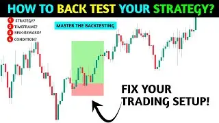 🔴How to properly Backtest you strategy 📊‼️pkr trading