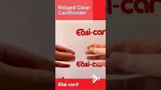 Keep your cards safe and secure with our Ridged Clear Cardholders - perfect for employee IDs!