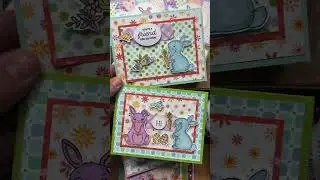 Easter Bunny Cards & 3D Projects. Learn how to create these crafts. Watch my tutorials. #stampinup