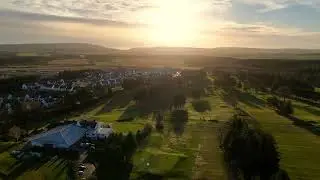 AKH Golf photography   Elgin GC Winter Sun Drone Videography