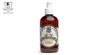 Mr Bear Family naturalny szampon do brody Citrus 250 ml - prezentacja beard wash ze Szwecji