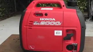 Honda Generator EU2000i 2000 - Explained