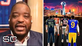 ESPN SC | Damien Woody breaks key for NFL Championship Game: Patriots vs Broncos - Rams vs Seahawks?