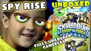 Spy Rise Unboxing + Fully Upgraded Gameplay - Arena Battle (Skylanders Swap Force Wave 3)