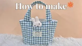 DIY Quilted Tote Bag #2 | Easy & Cute Sewing Project For Beginners