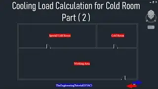 cooling load calculation for a cold room- hvac part (2)