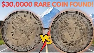 V Cent 1891 Value Explained  Rare Liberty Head Nickel Worth Thousands?