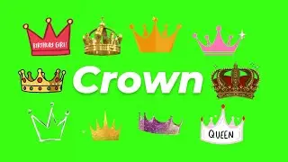 Animated Crown GIF Green Screen Pack (Free Download)