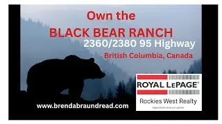 Own the Black Bear Ranch, BC, Canada, 2360/2380 95 Highway - 166 acres & 2 homes.