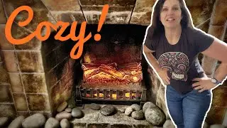 I love my fake 🔥 fireplace and it&rsquo;s lasted for YEARS! #bestamazongadgets #review #electricfireplace
