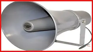 Great product -  Indoor Outdoor PA Horn Speaker - 11 Inch 30-Watt Power Compact Loud Sound Megaphone