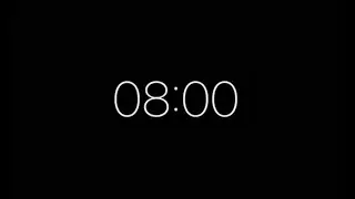 8 Minutes Countdown Timer