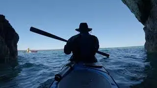 Sea kayaking Lions Head, Georgian Bay