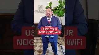 Is it legal to use your neighbor&rsquo;s wifi without permission? ❌ #texas #viral #lawyer #tx #wifi #neigh