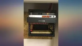 KENUCO Black 9U Wall Mount Open Frame Steel Network Equipment Rack 17.75 Inch Deep review