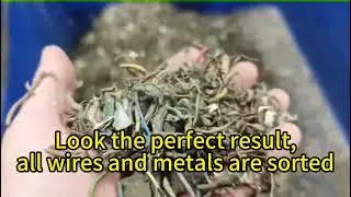 metal sorter running #AutoRecycling #CarScrap #AutoShredder #VehicleRecycling #MetalRecycling #Scrap