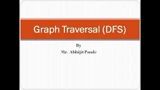 Graph Traversal: DFS