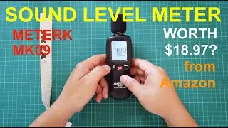 Sound Level Meter - MeterK MK09 - Measures loudness or quiteness