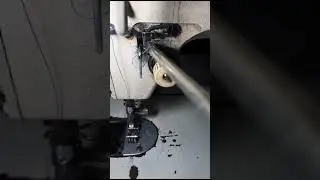 Entendiemiento para centrar un garfio de una maquina recta industrial juki.