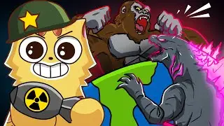 ENTRÉ al MONSTERVERSE! y DERROTO A LOS KAIJUS de cada PAIS en MINECRAFT! ☢️🦎