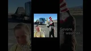 Your first winter on the road can be pretty intimidating! 🫣 #trending #trucking #truckdriver