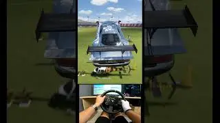 #1172 I Jumped Over 20 HELICOPTERS in a '98 Mercedes BENZ AMG CLK GTR FE #shorts