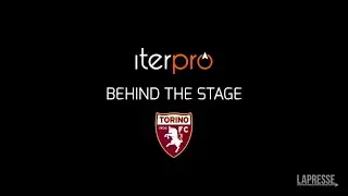 Iterpro behind the stage with Torino FC