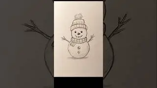 How to draw Snowman | Easy drawing ideas