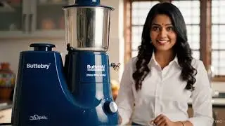 🔥🔥Butterfly Plus 750 W Juicer Mixer Grinder&nbsp;&nbsp;(Rapid plus / Rapid Plus 5J | 5 Jars | Ink Blue)🎁 