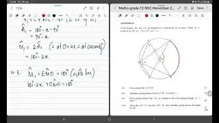 GRADE 12 MATHS P2 NOV 2021 QUESTION 9-11