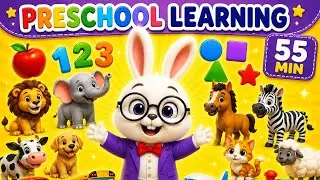 Preschool learning video and toddler learning with yoyo bunny | learning with fun