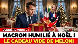 Macron humilié à Noël : Le message glacial derrière le cadeau VIDE de Meloni