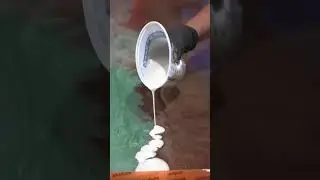 Amazingly Satisfying Epoxy Resin Pour #Shorts