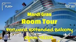 Forward Facing Balcony Room 15204 Carnival Mardi Gras