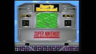 Sports Illustrated: Championship Football & Baseball TV Commercial for Super Nintendo - SNES - 1994