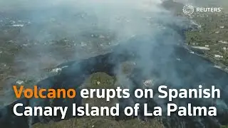 Volcano erupts on Spanish Canary Island of La Palma