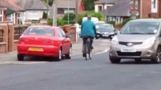 Preston Guild Wheel Cycle Route Martyn Daly does Push Bike after 50 years so funny!!