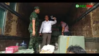 Heboh !! Isinya Barang China Semua, Truk Kontainer Dibuka DPRD Pekanbaru