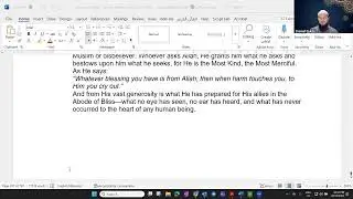 Who is Allah? - Lesson 58 - Ustadh Shareef El-Arbi
