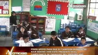 RAUL CAMPUSANO CAMPUSANO  CAMPEON MUNDIAL DE KICK BOXIN 2008ENTREVISTADO EN