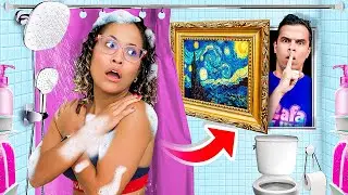 CONSTRUÍ UM QUARTO SECRETO DENTRO DO BANHEIRO PARA SABER O QUE O MINHA NAMORADA FAZ!