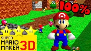 Mario Builder 64 🔨 Bob-Omb Battlefield But from Memory by Stumblyn 🔨 100% Walkthrough