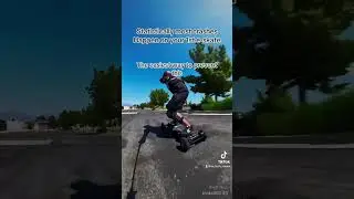 How to Prevent crashes. #eskate #electricskateboard #esk8