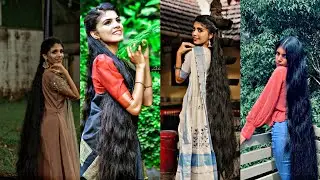 Long Hair Girl Kerala😍ദൈവമേ കണ്ണ് വേക്കല്ലേ ആരും.. ishitha Very Beautiful Long Hair |