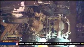 Snow-Removal Truck Hit by Train in St. Paul