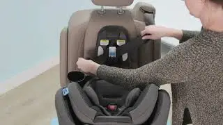 How to install the Graco&reg; EasyTurn&trade; 360 Car Seat in rear-facing mode using the vehicle seat belt